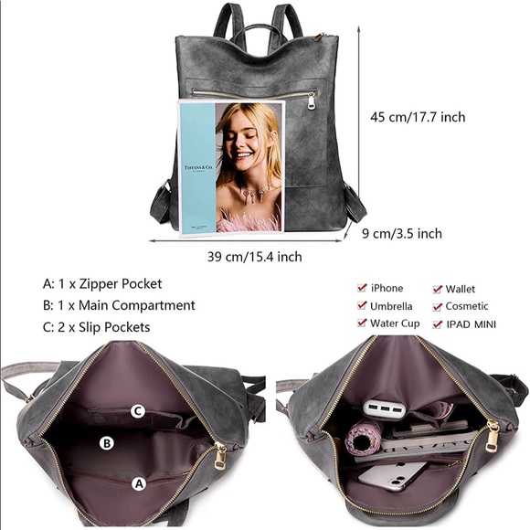 Soft Durable Minimalist Backpack - Picture 5 of 5